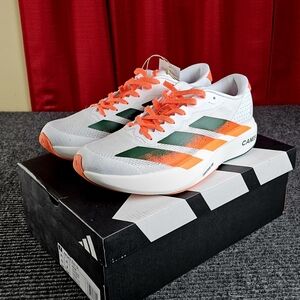 Miami Hurricanes Adizero Evo SL running shoes Mens Sizes Available